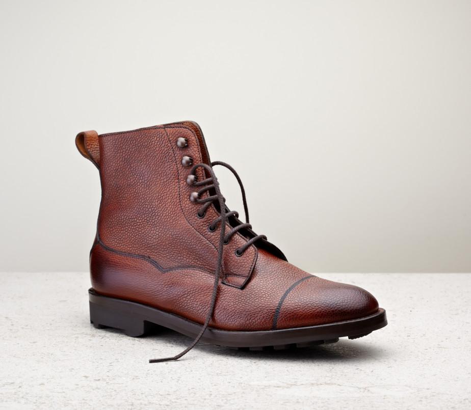 edward green Galway 64 last — rosewood country calf with rugged ridgeway soles