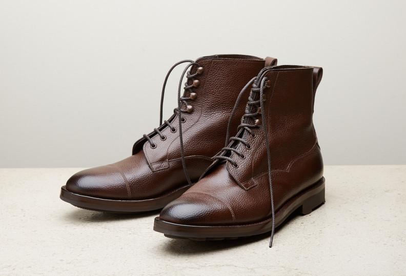 Edward Green Galway 64 Last — Walnut Country Calf With Rugged Ridgeway Soles