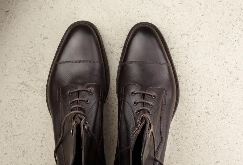 Edward Green Galway 82 Last — Dark Brown Utah With Dainite Rubber Soles
