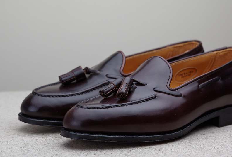 Edward Green Greenwich 184 Last — Burgundy Cordovan With Light Leather Soles