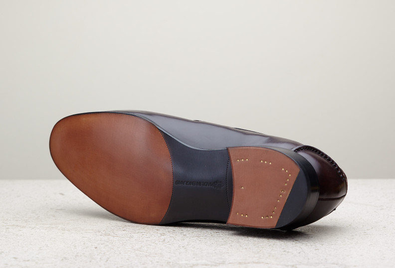 Edward Green Greenwich 184 Last — Burgundy Cordovan With Light Leather Soles