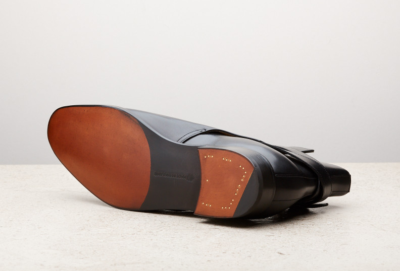 Edward Green Lambourne 82 Last — Black Calf With Leather Soles