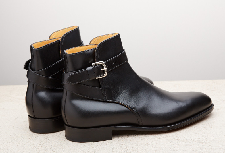 Edward Green Lambourne 82 Last — Black Calf With Leather Soles