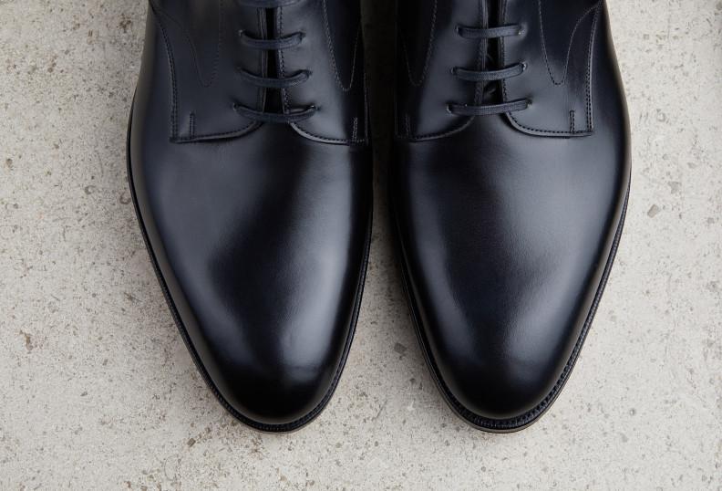 Edward Green Moorgate 82 Last — Black Calf With Leather Soles