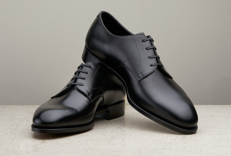 Edward Green Moorgate 82 Last — Black Calf With Leather Soles
