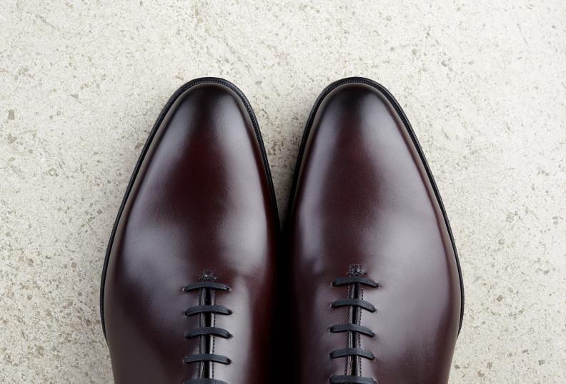 Edward Green Newbury 915 Last — Nightshade Calf With Single Leather Soles
