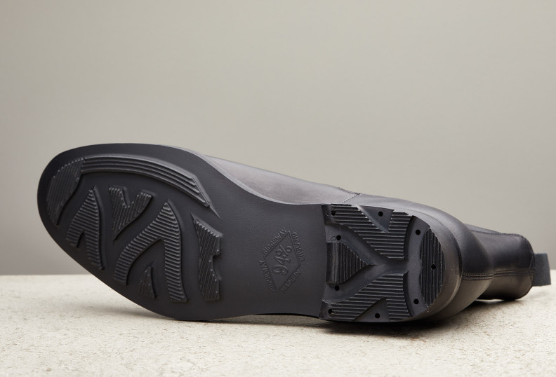 Edward Green Newmarket 303 Last — Black Arno With Ridgeway Sole