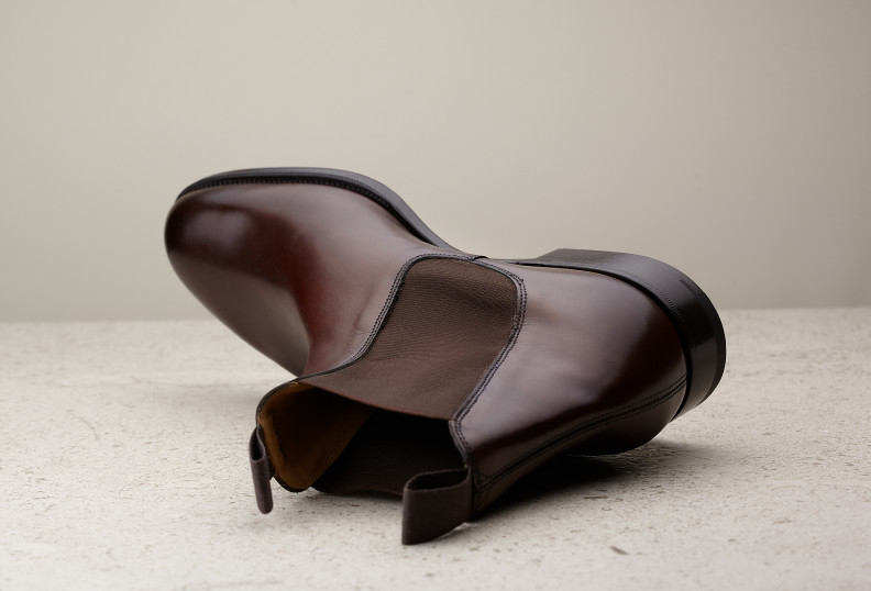 Edward Green Newmarket 82 Last — Dark Oak Antique Calf With Single Leather Soles