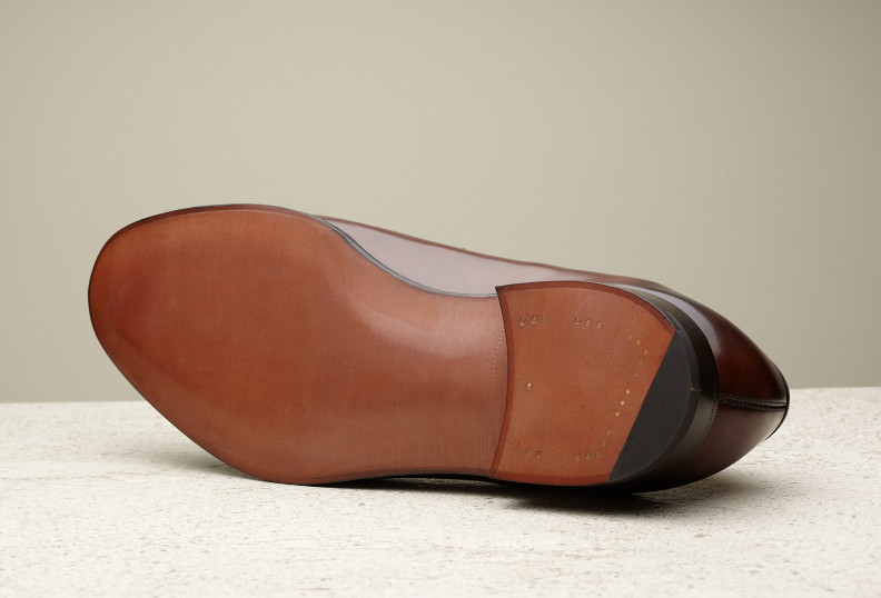 Edward Green Piccadilly 184 Last — Dark Oak Antique Calf With Light Leather Soles