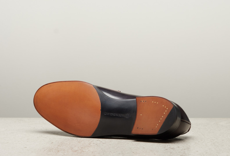 Edward Green Piccadilly Unlined 184 Last — Burgundy Cordovan With Slim Leather Soles