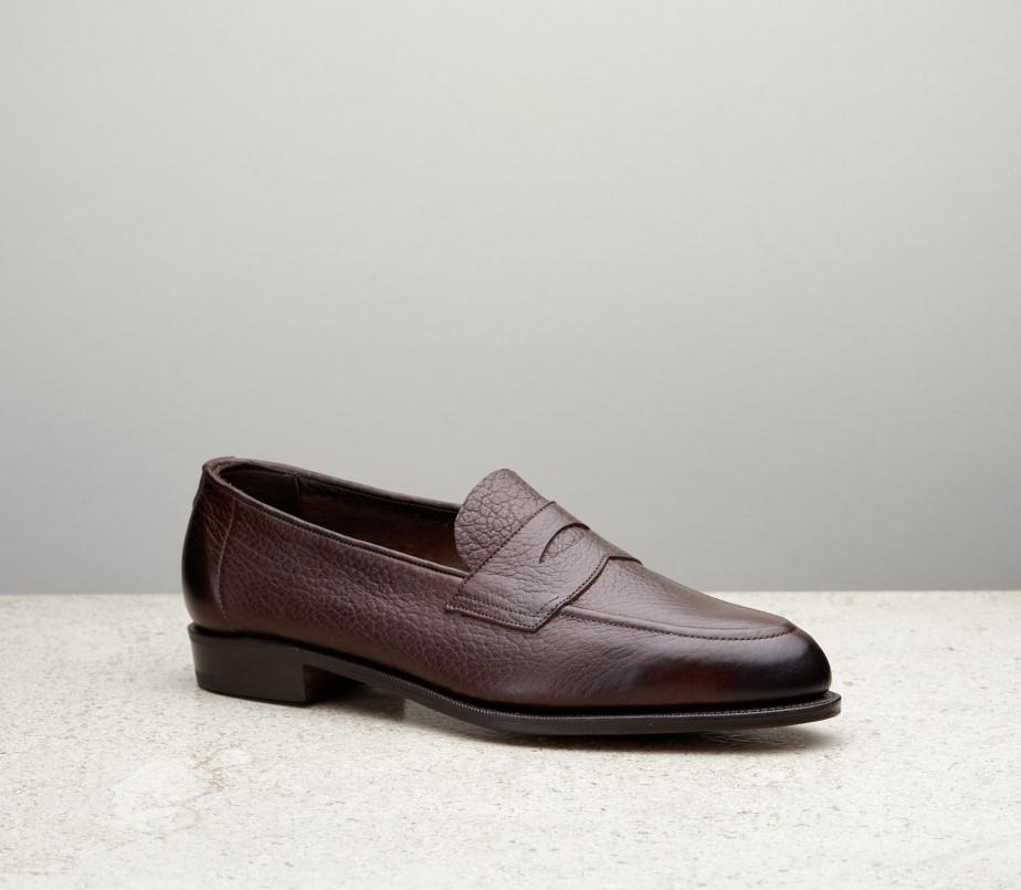 edward green Piccadilly Unlined 184 Last — dark brown london grain