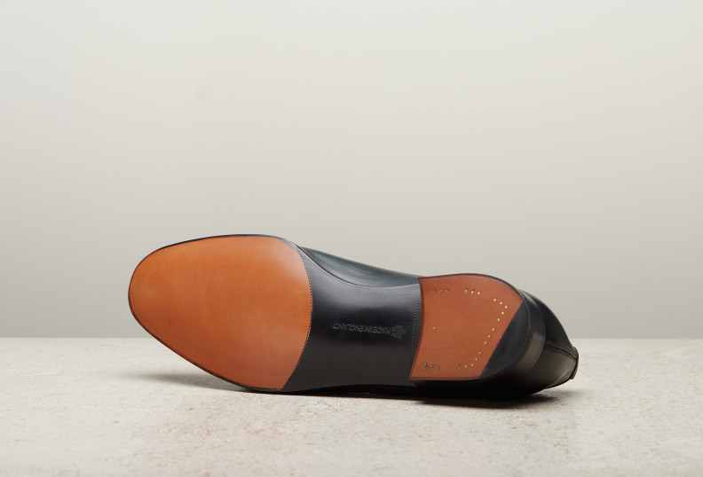 Edward Green Piccadilly Unlined 184 Last — Green Delapre With Slim Leather Soles