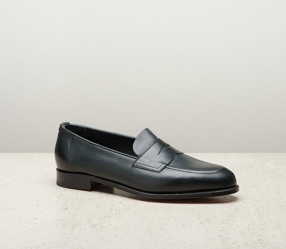 edward green Piccadilly Unlined 184 Last — green delapre with slim leather soles