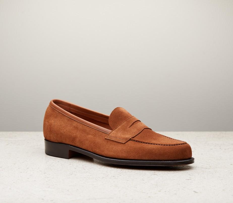 edward green Pimlico Unlined 125 Last — snuff suede with slim leather soles edward green Pimlico Unlined 125 Last — snuff suede with slim leather soles