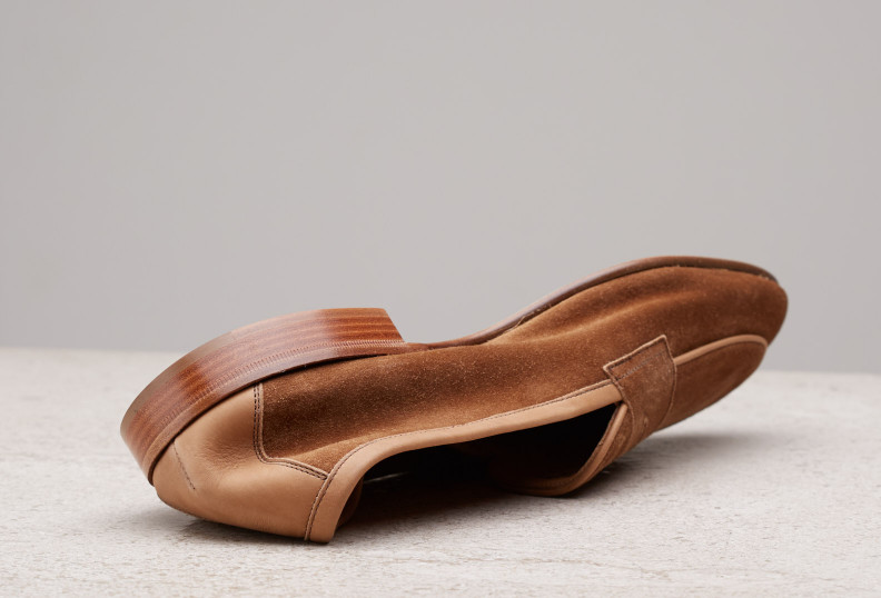 Edward Green Polperro 389 Last — Mace Baby Calf Suede With Flexible Leather Soles