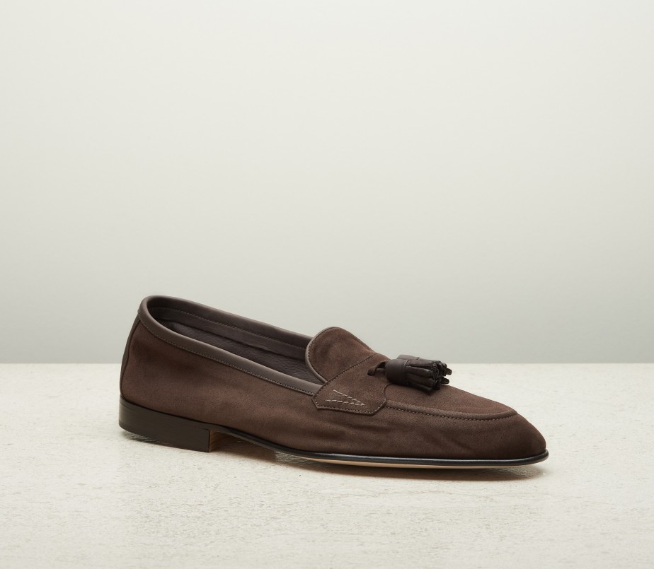 edward green Portland 389 Last — espresso baby calf suede edward green Portland 389 Last — espresso baby calf suede