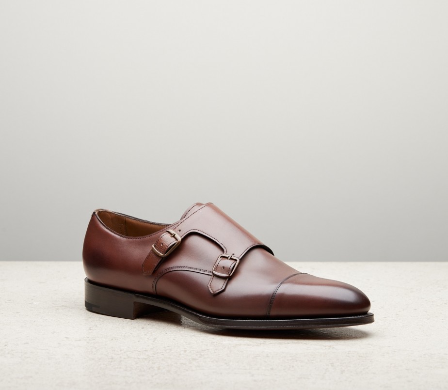 edward green Westminster 82 Last — dark oak antique calf with leather soles