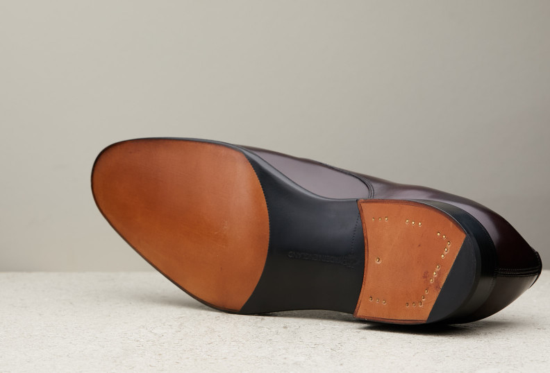 Edward Green Westminster 82 Last — Nightshade Antique Calf With Leather Soles