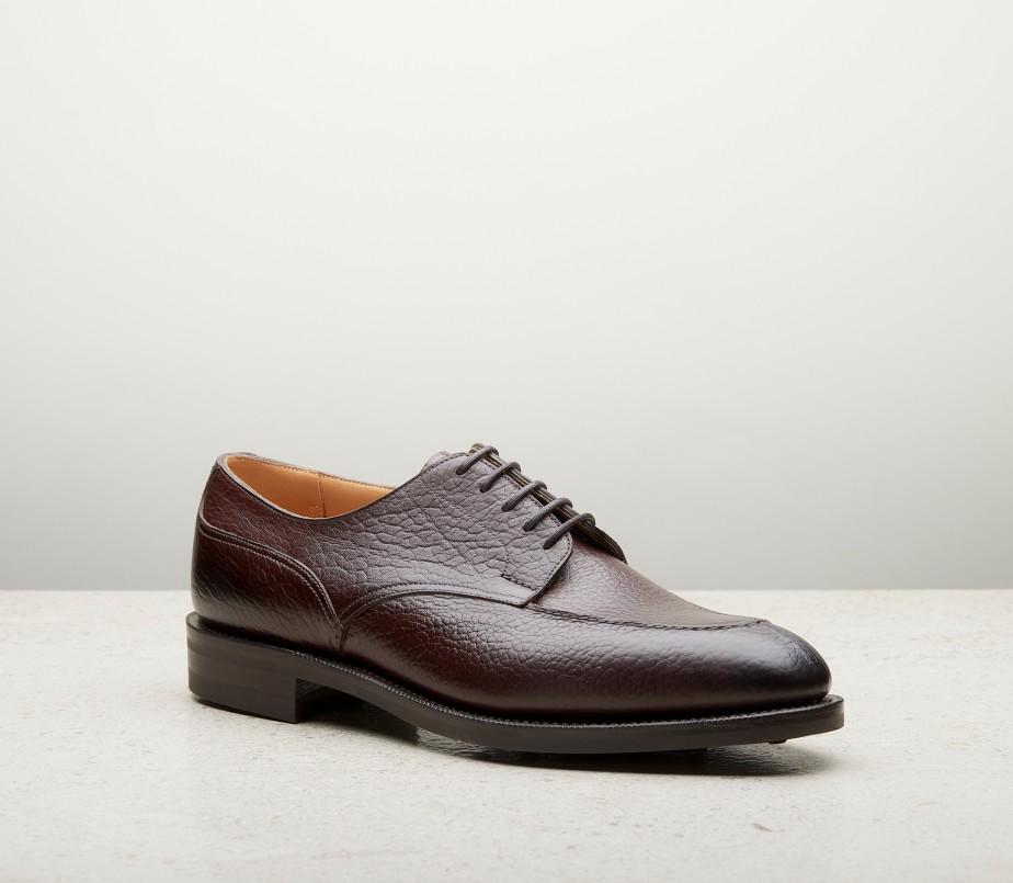 edward green Zlin 202 Last — dark brown london grain with dainite rubber soles