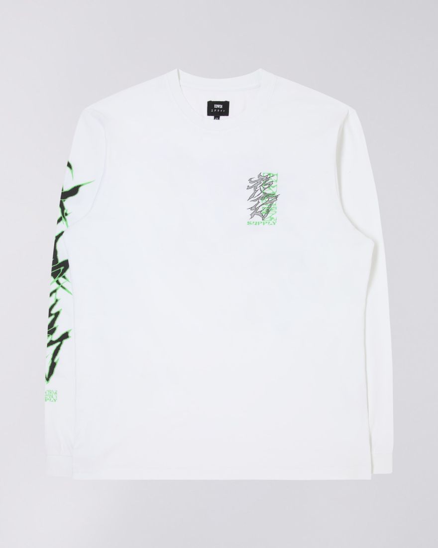 EDWIN 100 Demons T-Shirt LS garment washed