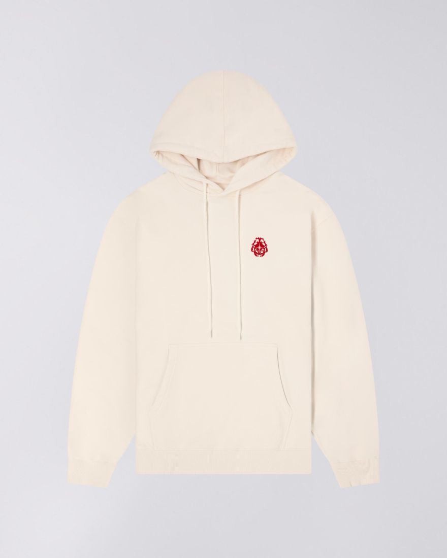 EDWIN Beetle Hoodie Sweat Whisper White