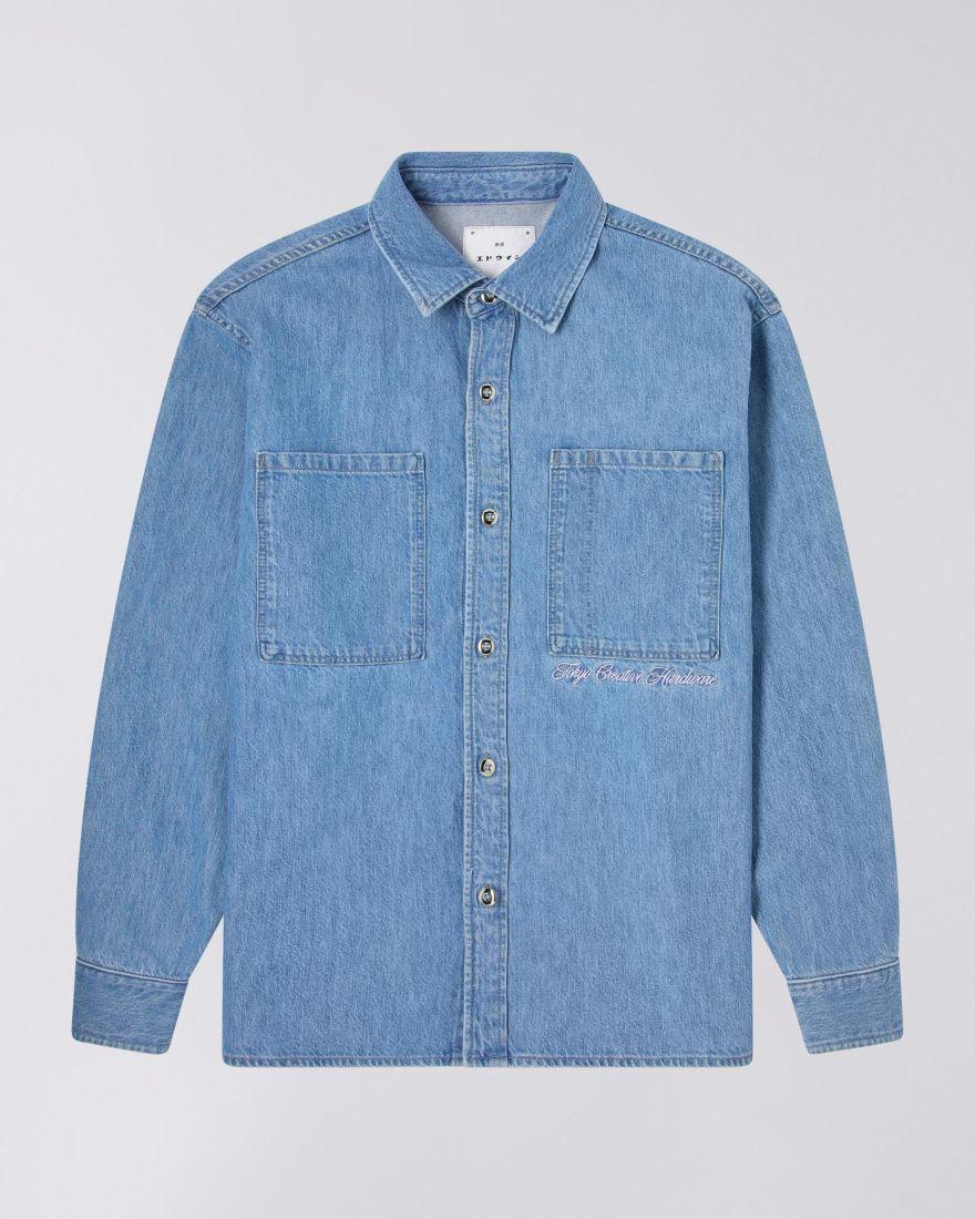 EDWIN Big-DNM Shirt LS Heavy Bleach Wash