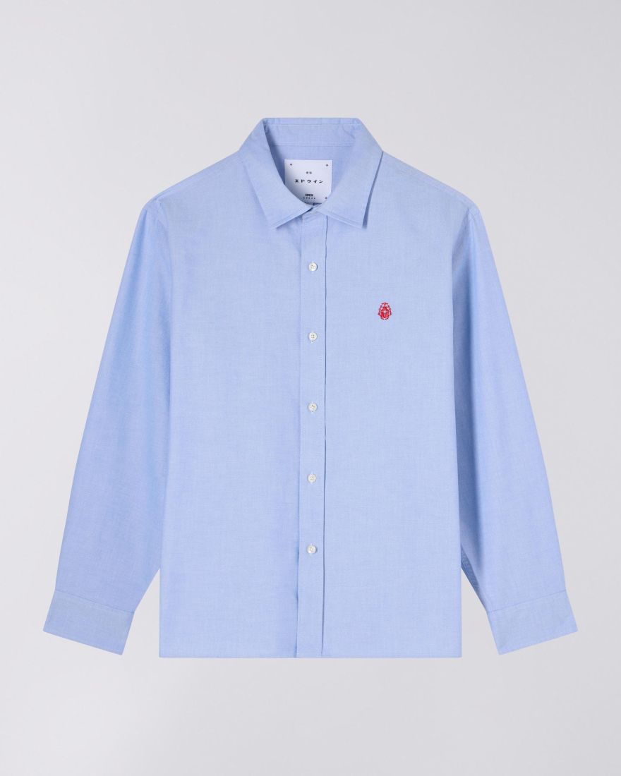 EDWIN Big Ox-Shirt LS Blue