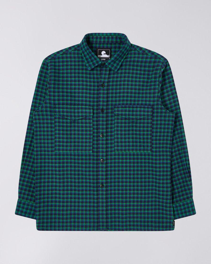 EDWIN Big Shirt LS garment washed