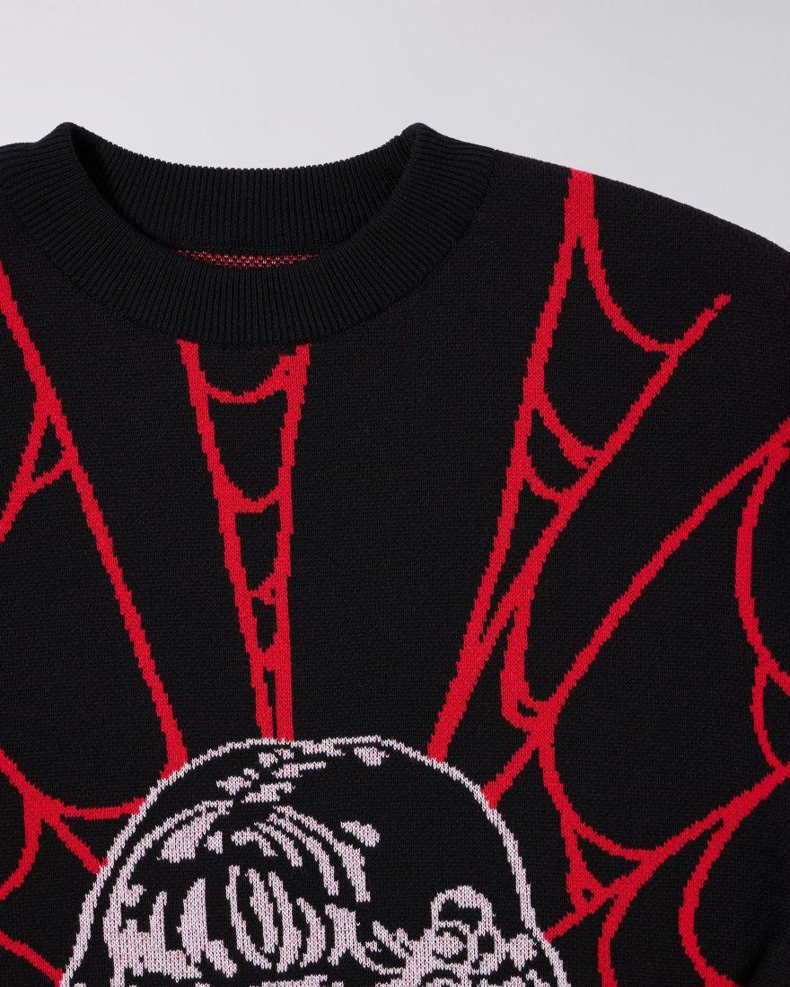 EDWIN Black Widow Sweater Black