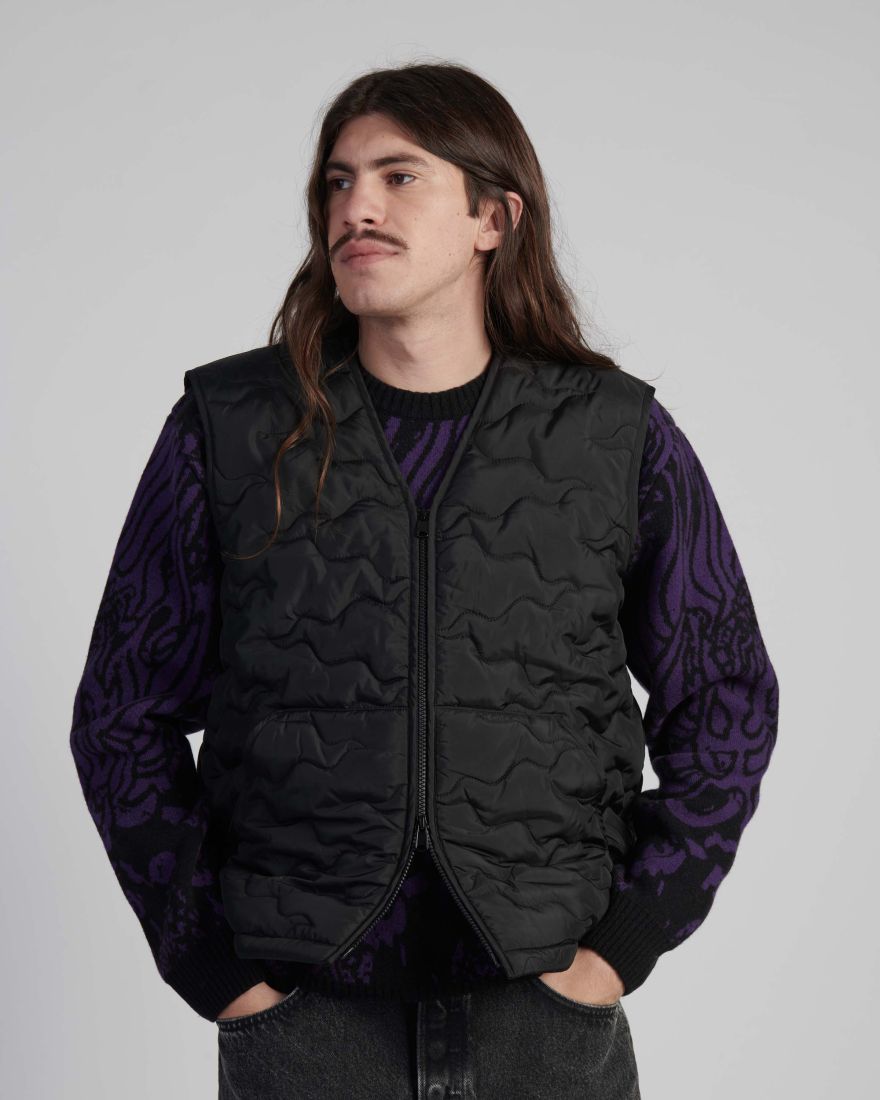 EDWIN Camper Vest Black
