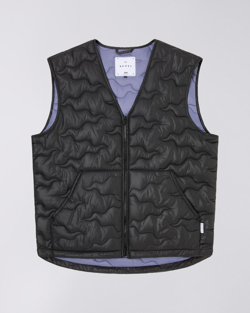 EDWIN Camper Vest Black