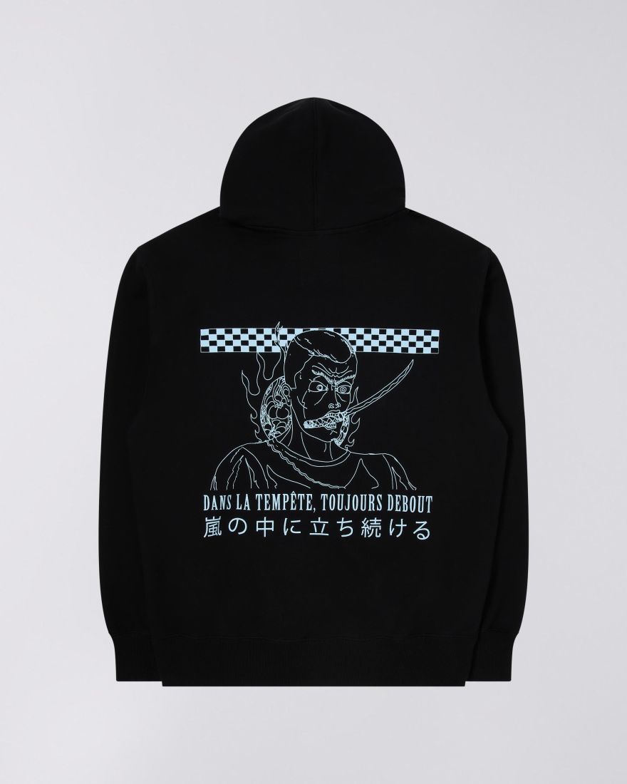 EDWIN Dans La Tempête Hoodie Sweat Garment Washed