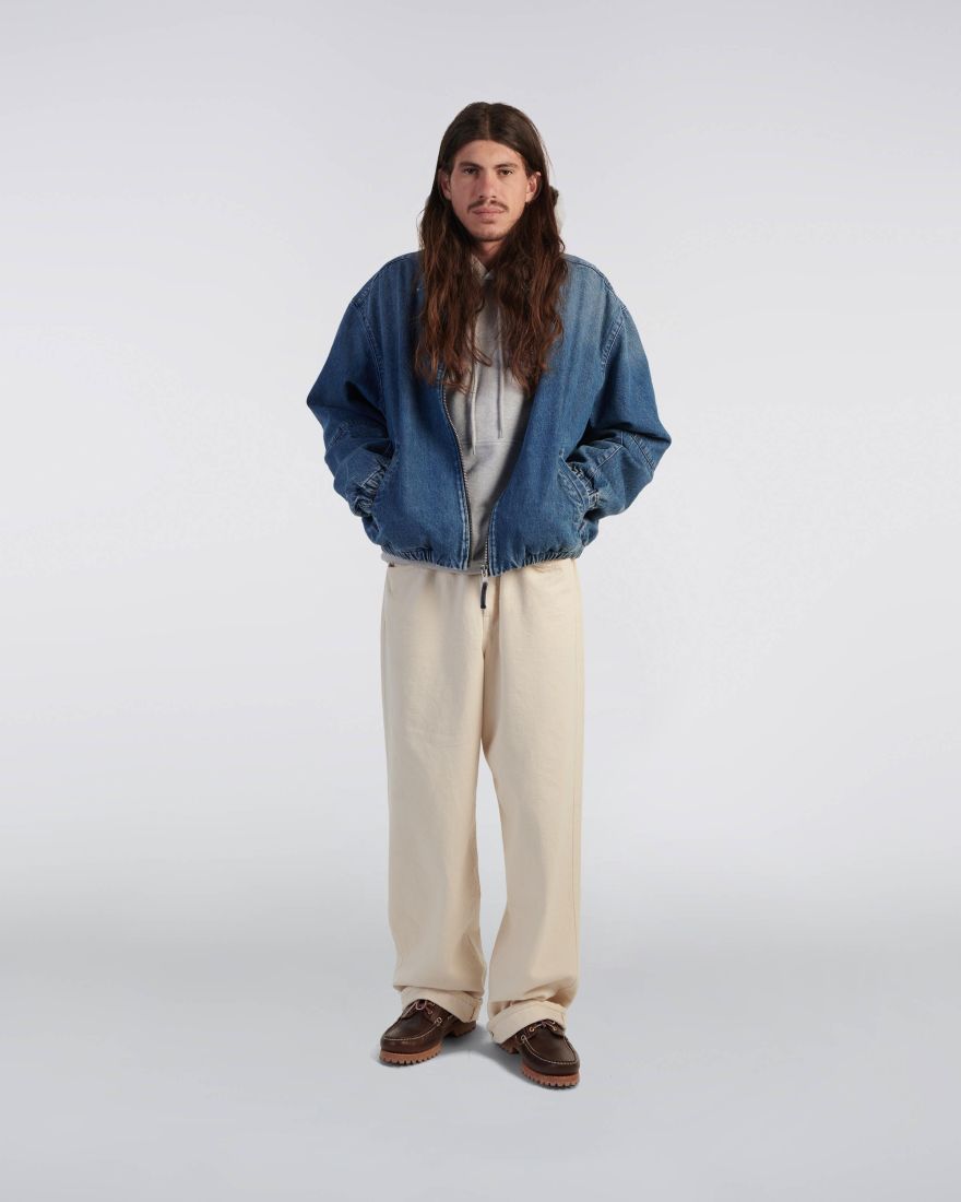 EDWIN Denim Blouson Mid Stone Used