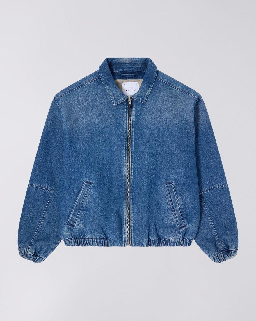 EDWIN Denim Blouson Mid Stone Used