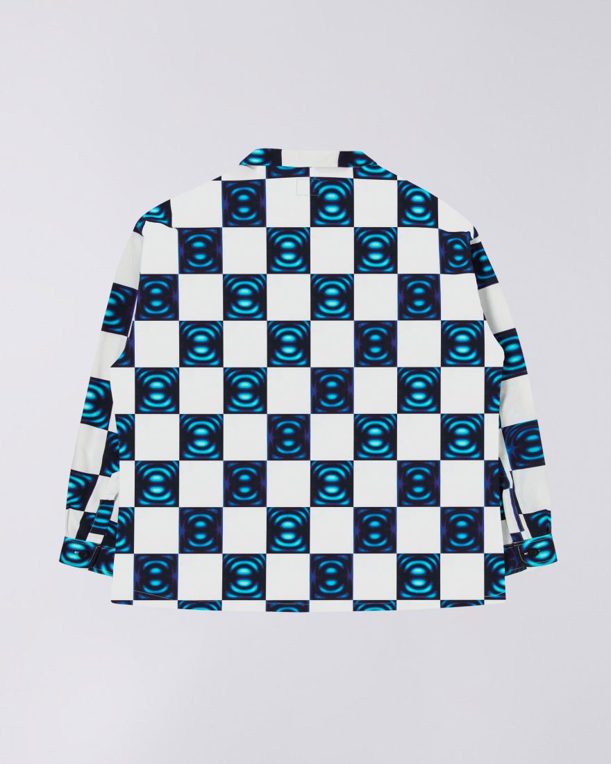 EDWIN Digital Check Shirt LS Garment Washed