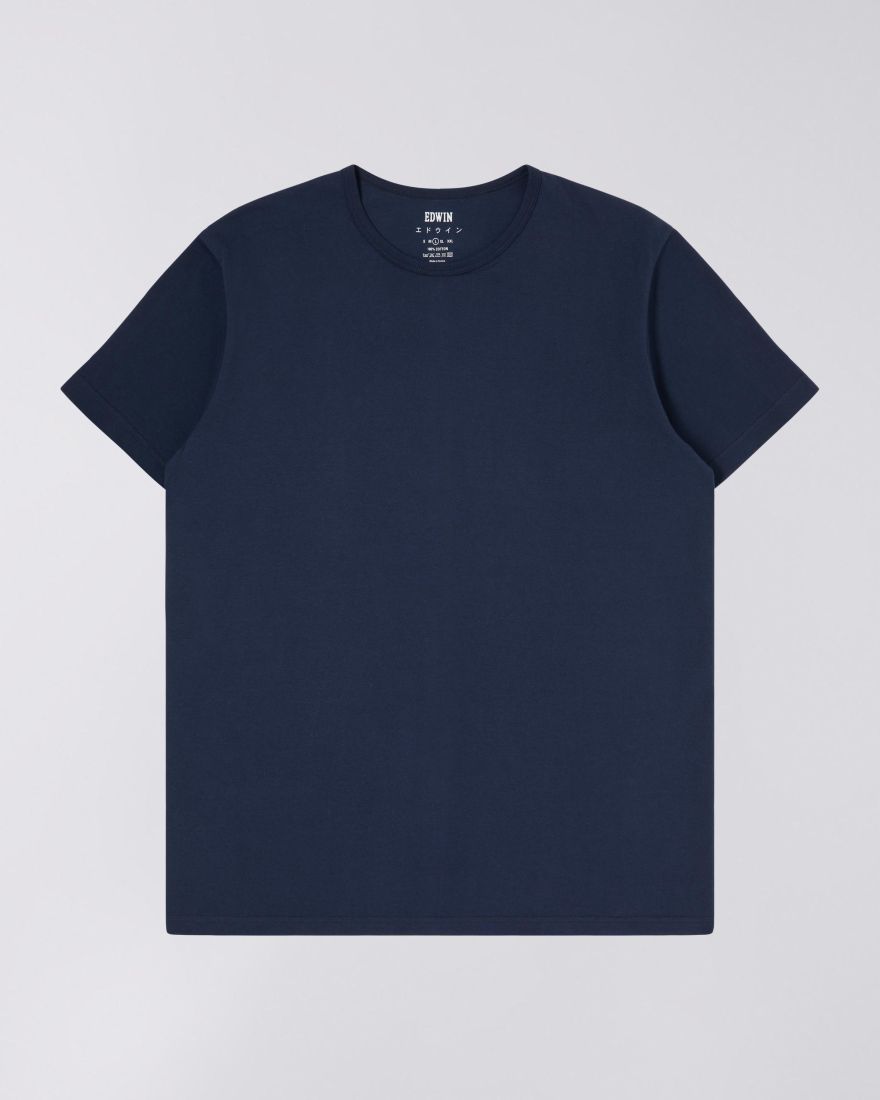 EDWIN Double Pack T-Shirt Navy Blazer