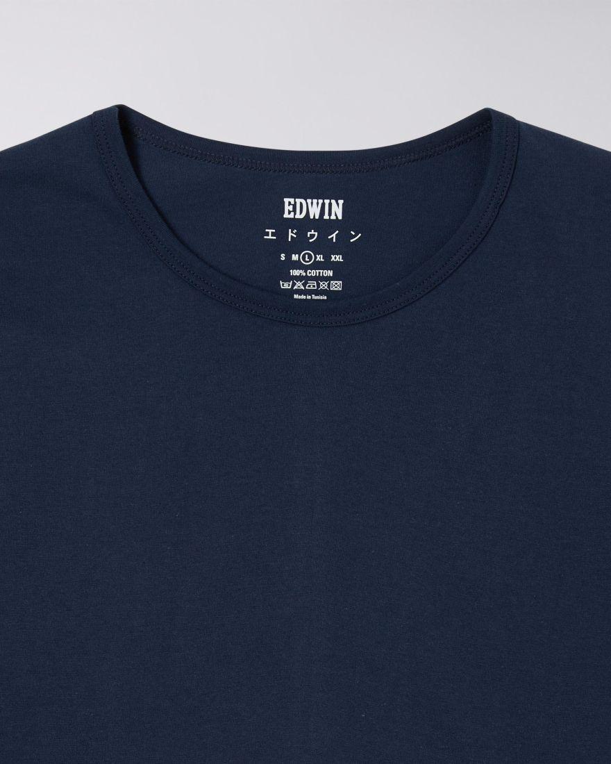 EDWIN Double Pack T-Shirt Navy Blazer