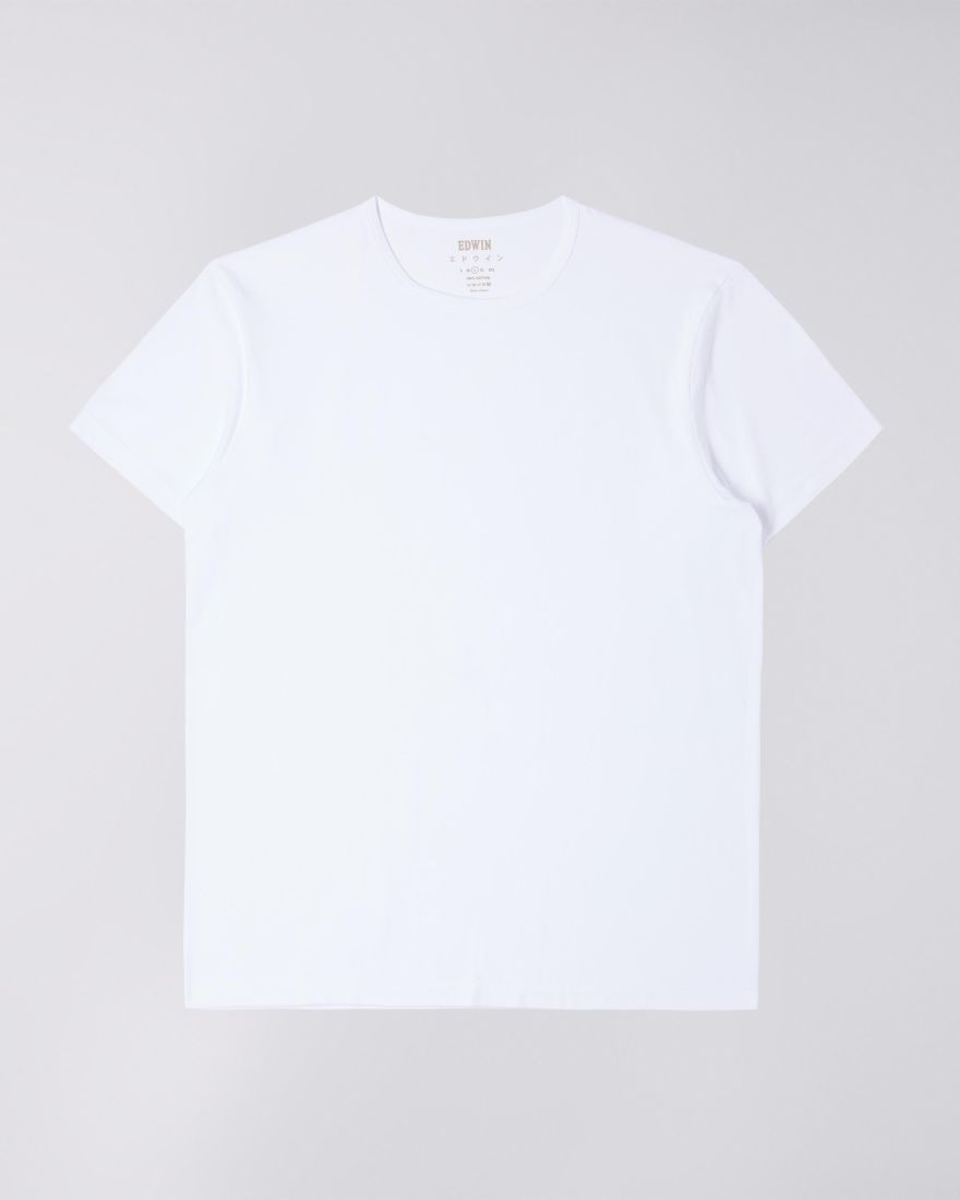 EDWIN Double Pack T-Shirt White