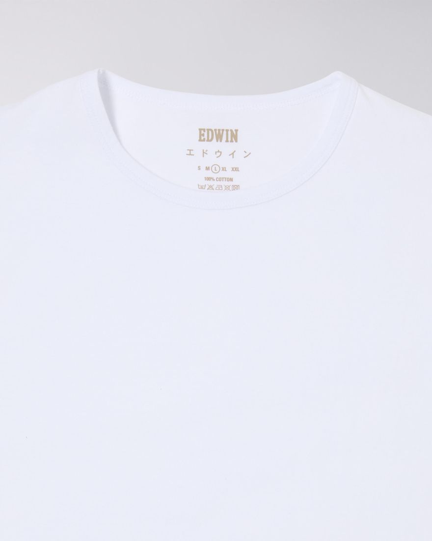 EDWIN Double Pack T-Shirt White