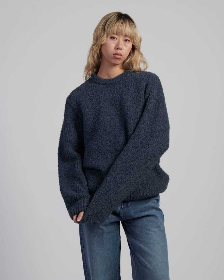 EDWIN Dun Textured Sweater Ink