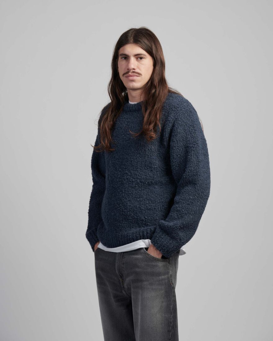 EDWIN Dun Textured Sweater Ink