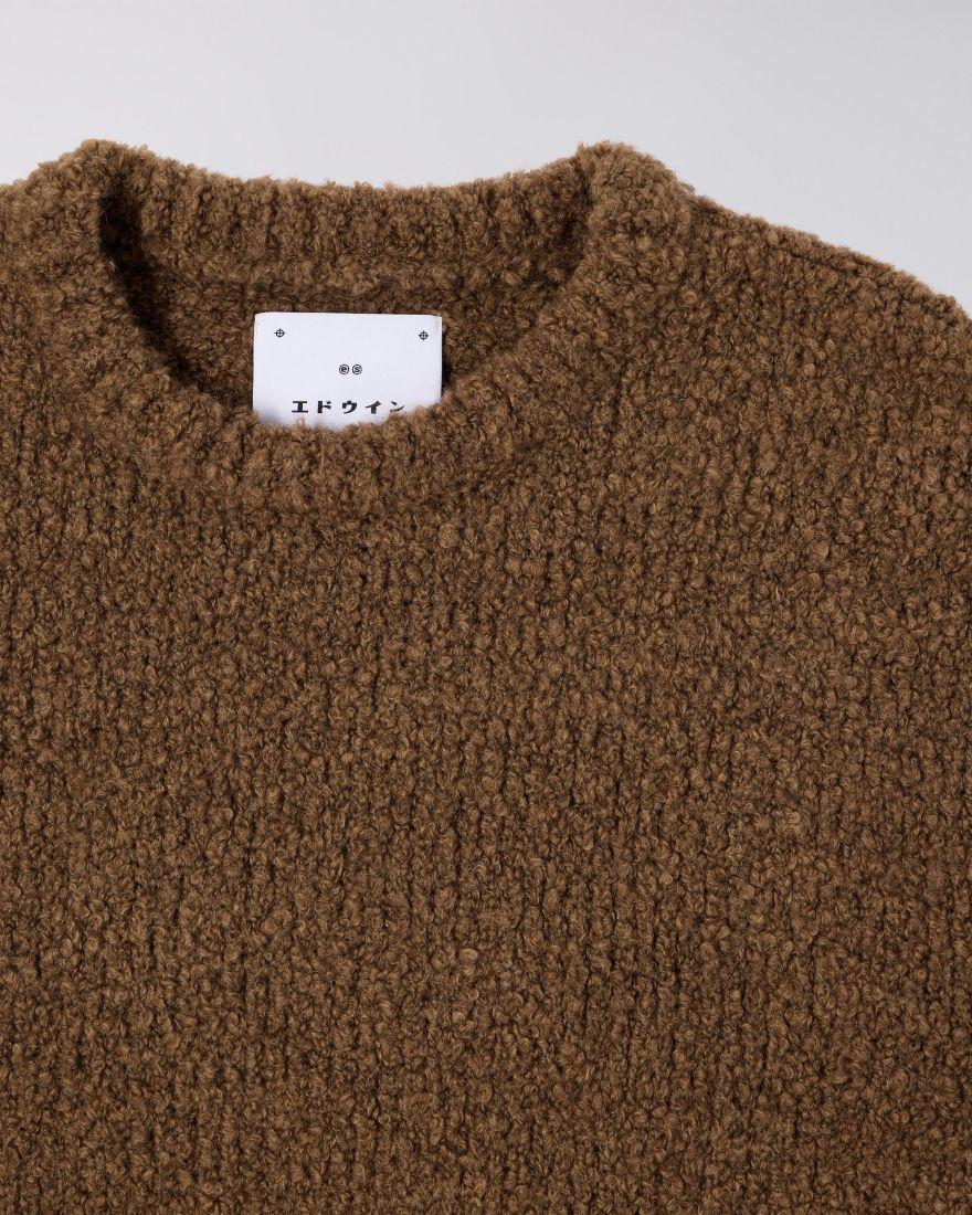 EDWIN Dun Textured Sweater Taupe