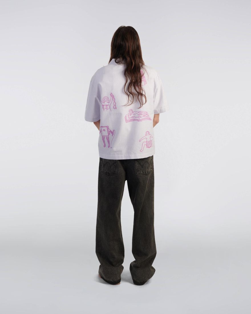 EDWIN Edwin Reader's Club Shirt SS Garment Washed