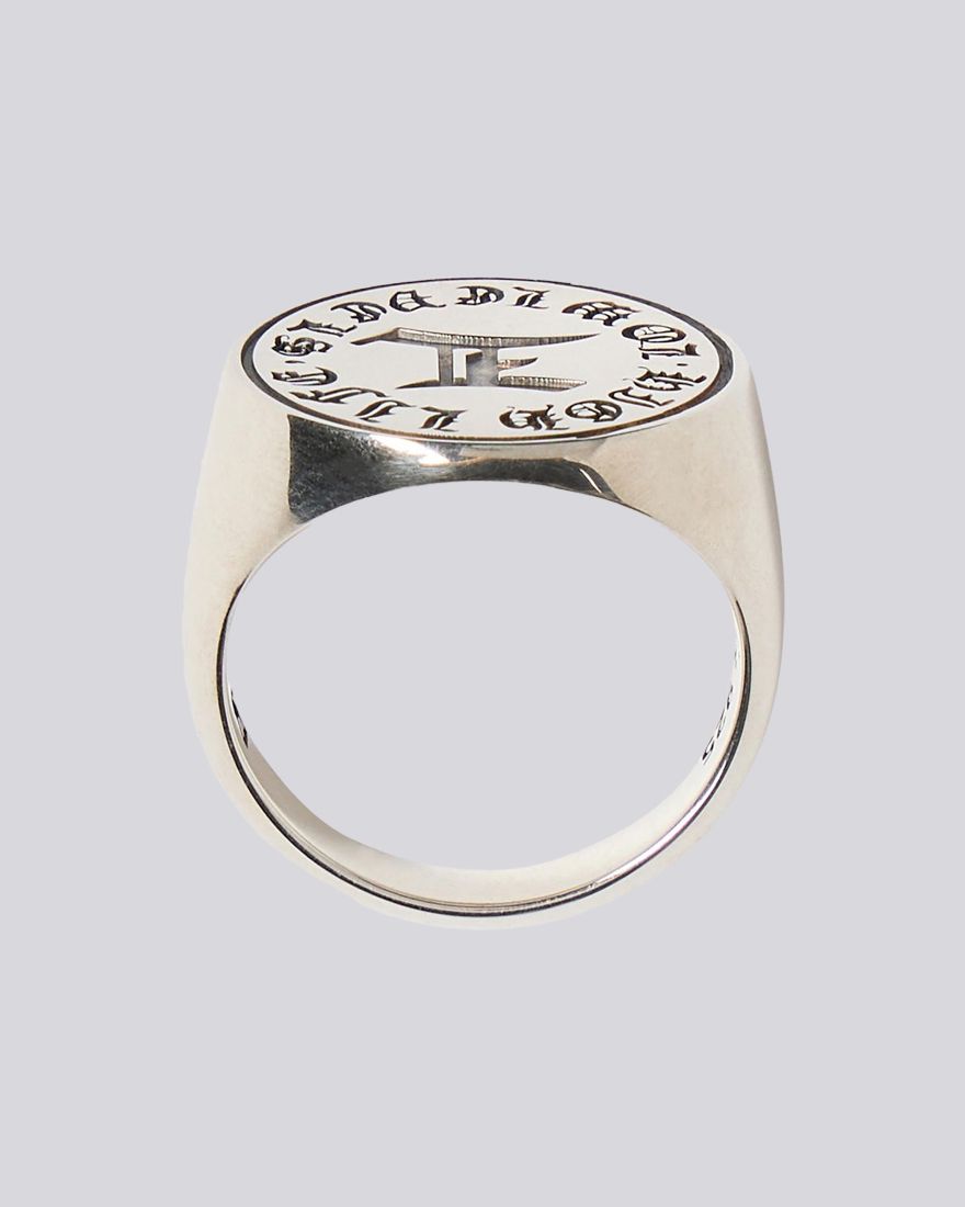 EDWIN EDWIN X Maple Signet Ring Silver