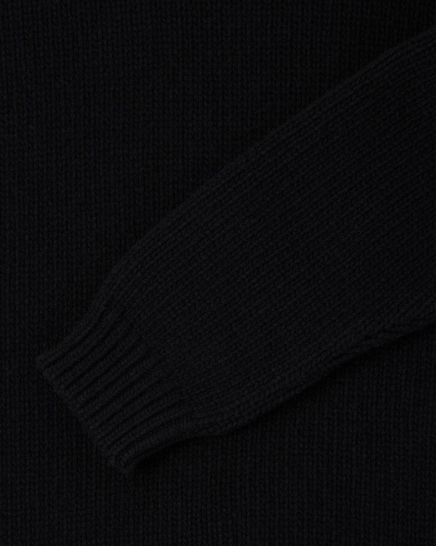 EDWIN Ellis Sweater Black / Baltic
