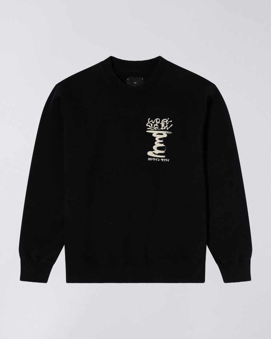 EDWIN Embrace Imperfection Sweat Black