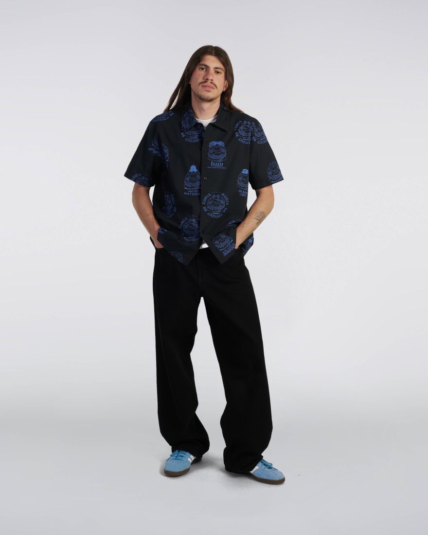 EDWIN EMC Shirt SS garment washed