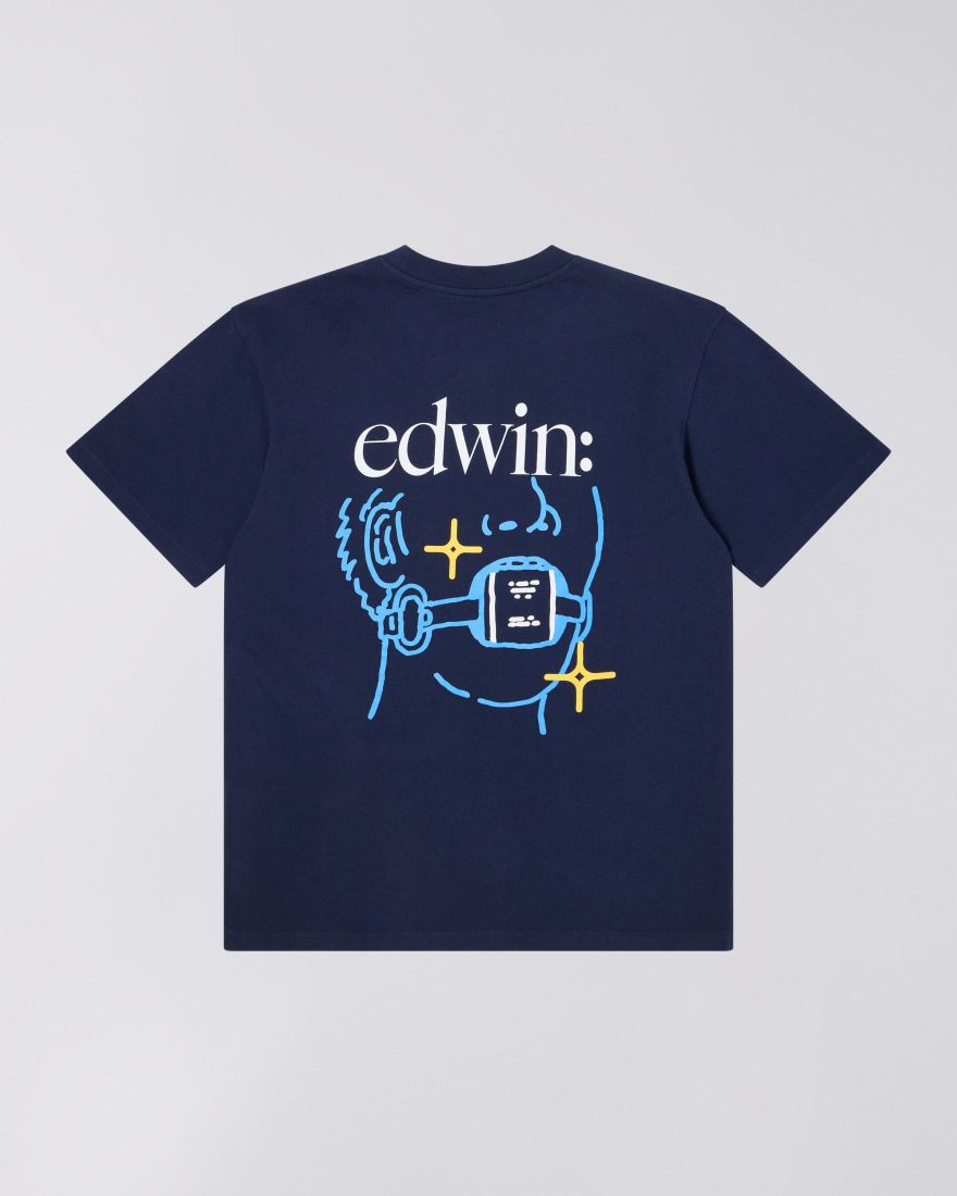 EDWIN Fact T-Shirt Garment Washed
