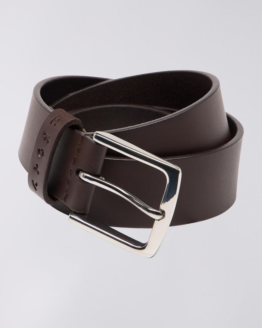 EDWIN Forever Belt Dark Brown