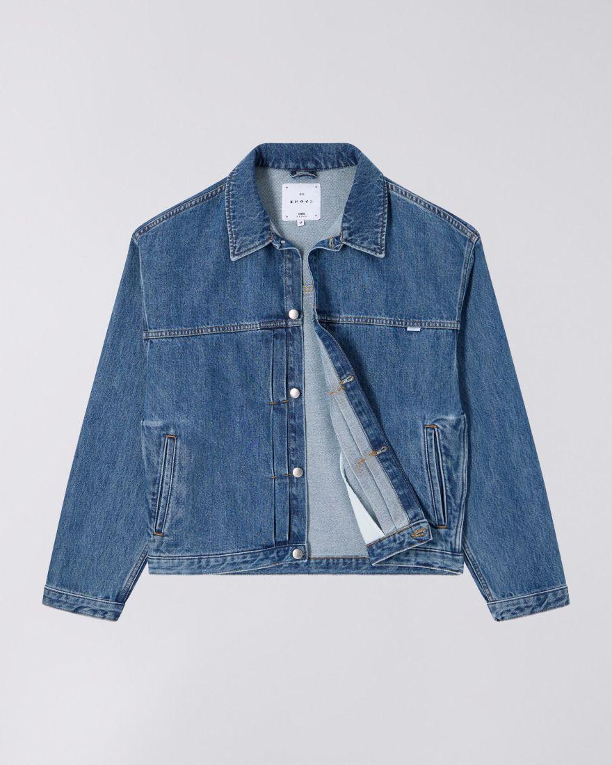 EDWIN Freeland Jacket Mid Stone Wash